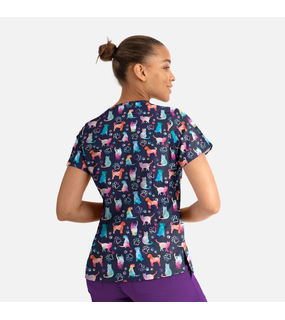 Prints Womens V-Neck Print Top