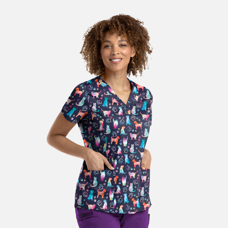 PRINT TOP - FOCO (FURR-EVER COLORFUL)