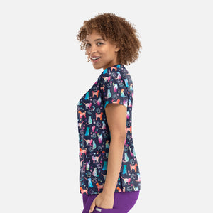 PRINT TOP - FOCO (FURR-EVER COLORFUL)