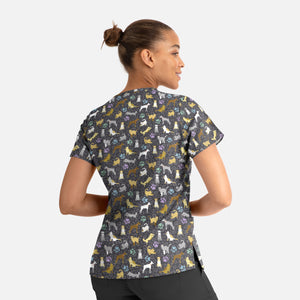 PRINT TOP - WIPT (WILD PETS)